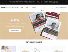 Tablet Screenshot of halfunited.com